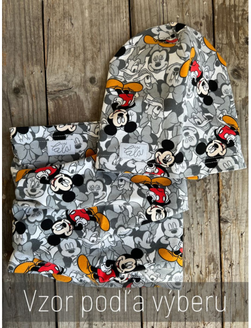 Šmolko čiapka + tunel (vzorovaný set)