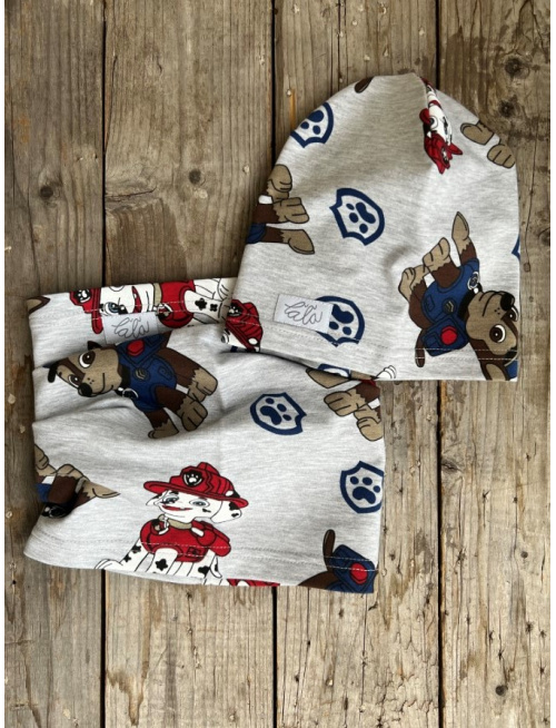 Šmolko čiapka + tunel (vzorovaný set)