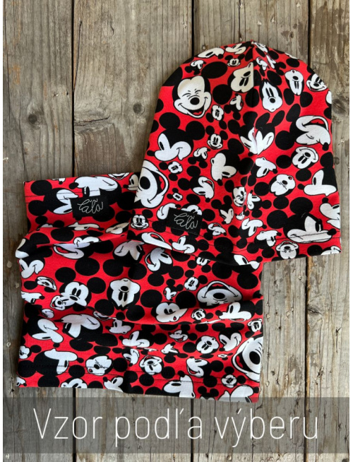 Šmolko čiapka + tunel (vzorovaný set)