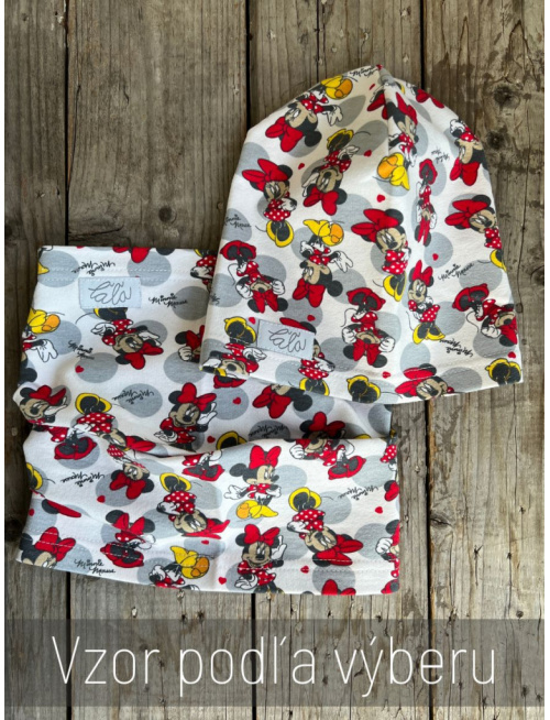 Šmolko čiapka + tunel (vzorovaný set)