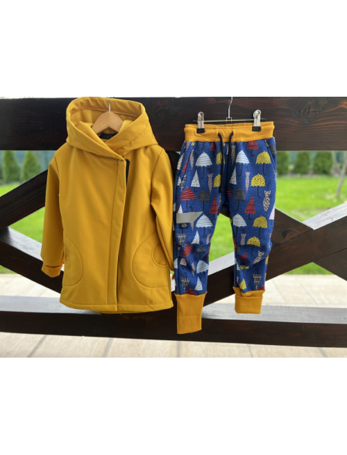 Vzorované softshell gate NEW s rastúcou manžetou - jeseň/ZIMA 