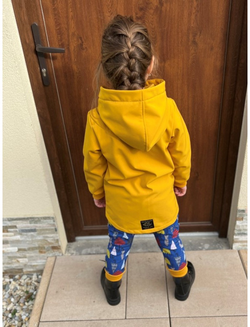 Rastúca softshell bunda so šikmozipsom ALEX - jednofarebná - jeseň/ZIMA