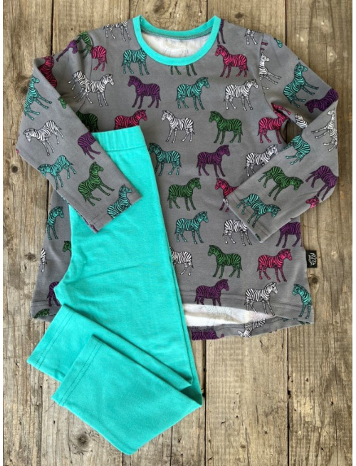 Detské pyžamko ZEBRY - tunikový strih