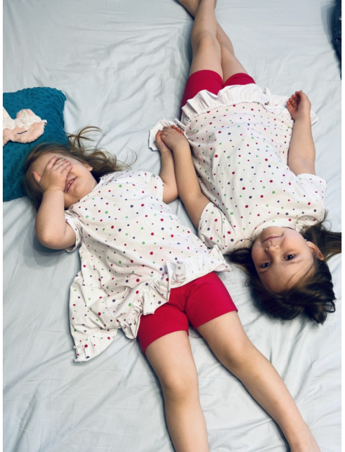 Nočná košieľka s krátkymi legínami - LEN DO VYPREDANIA ZÁSOB