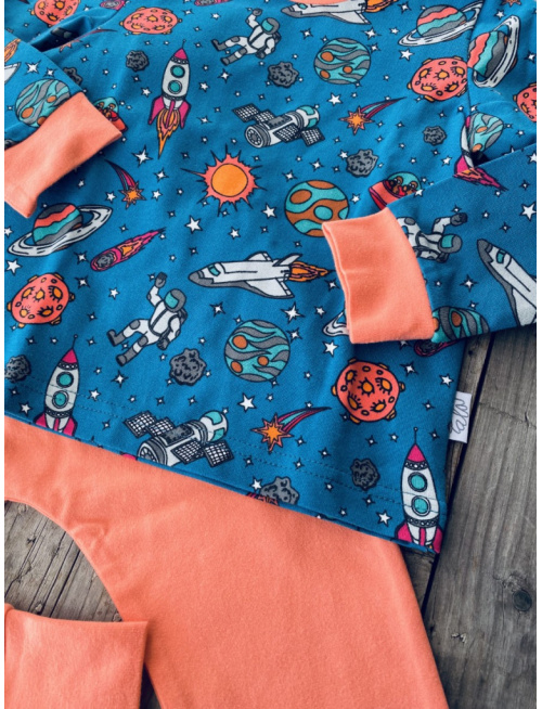 Detské pyžamko VESMÍR - klasik strih - LEN DO VYPREDANIA ZÁSOB