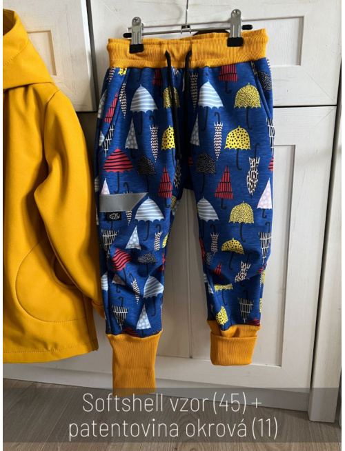 Vzorované softshell gate NEW s rastúcou manžetou - jeseň/ZIMA 
