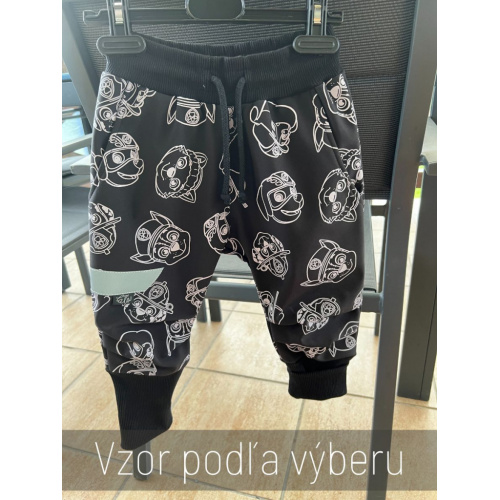 Vzorované softshell gate NEW s rastúcou manžetou - jeseň/ZIMA 