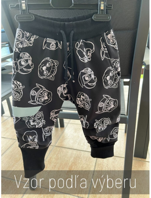 Vzorované softshell gate NEW s rastúcou manžetou - jeseň/ZIMA 