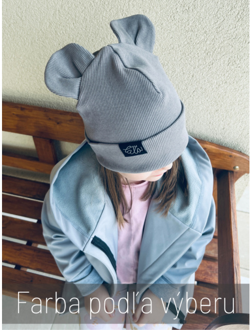 Rebro čiapka ANIMALS - macko