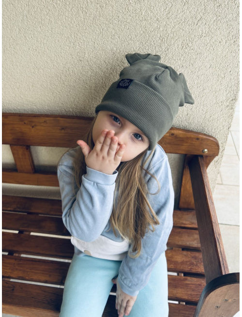 Rebro čiapka ANIMALS - macko