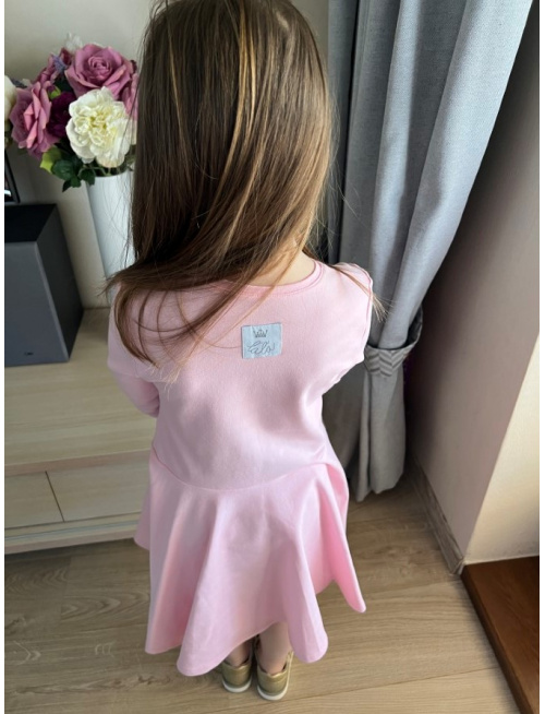 Úpletové šaty s kruhovou sukňou Lucia - jednofarebné