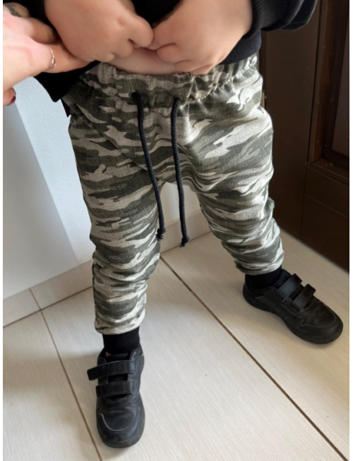 Teplákové vzorované pudláče old