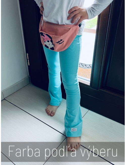 Úpletové legíny - zvonové