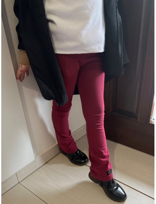 Úpletové legíny - zvonové