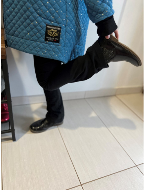 Úpletové legíny - zvonové