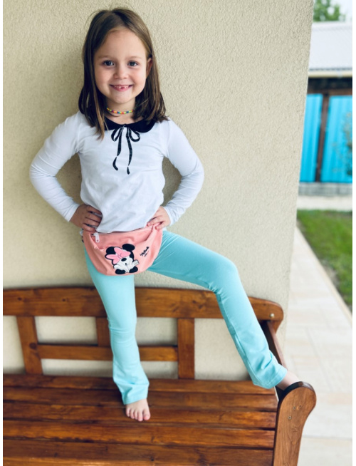 Úpletové legíny - zvonové