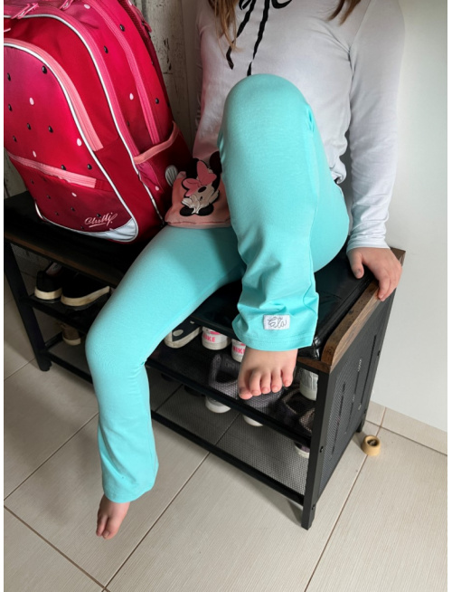 Úpletové legíny - zvonové