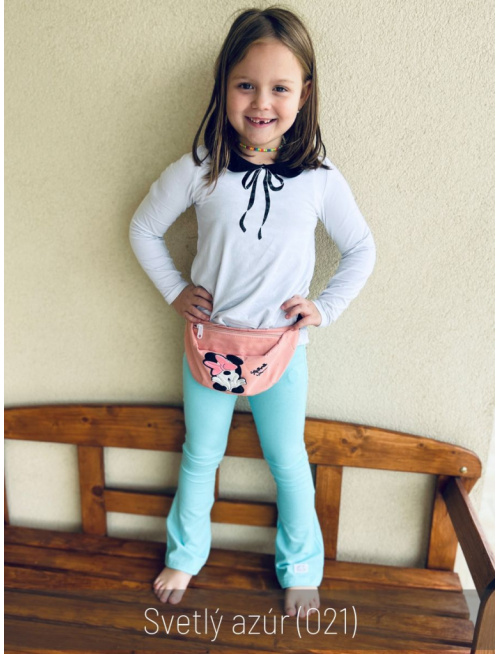 Úpletové legíny - zvonové