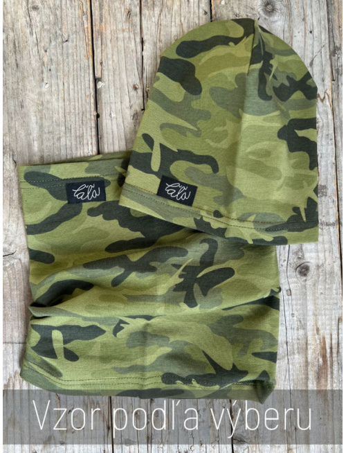 Šmolko čiapka + tunel (vzorovaný set)