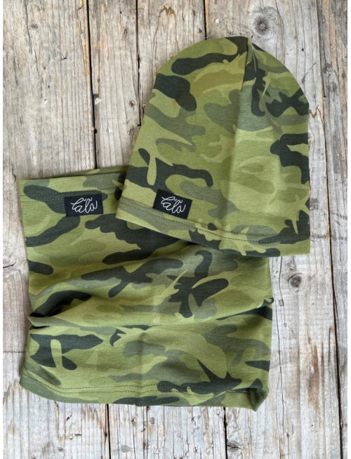 Šmolko čiapka + tunel (vzorovaný set)