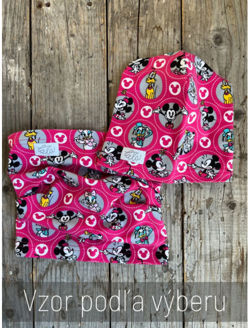 Šmolko čiapka + tunel (vzorovaný set)