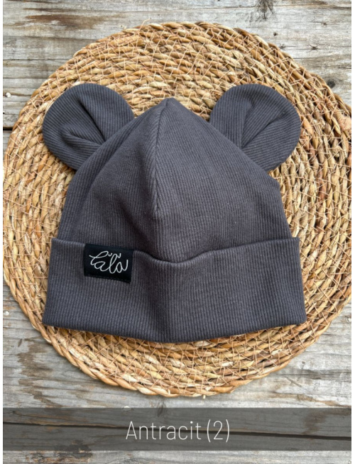 Rebro čiapka ANIMALS - macko