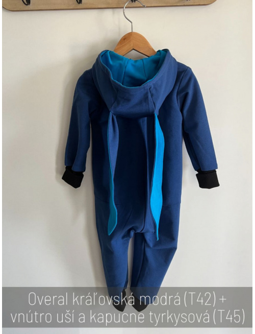 Overal - teplákovina - ZAJAČIK