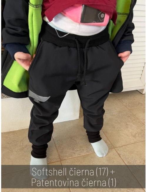 Softshell gate NEW s rastúcou manžetou - jeseň/ZIMA 