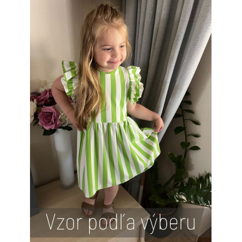 Pásikavé úpletové šaty Valéria