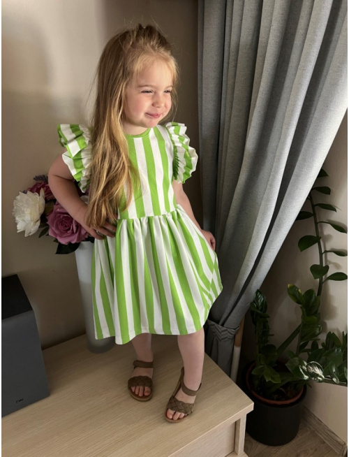 Pásikavé úpletové šaty Valéria