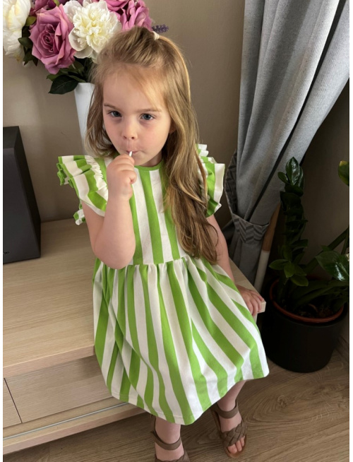 Pásikavé úpletové šaty Valéria