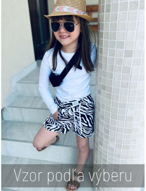 Teplákové kraťasy Mirai - vzorované