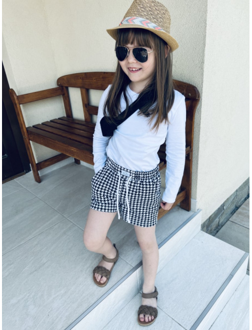 Teplákové kraťasy Mirai - vzorované