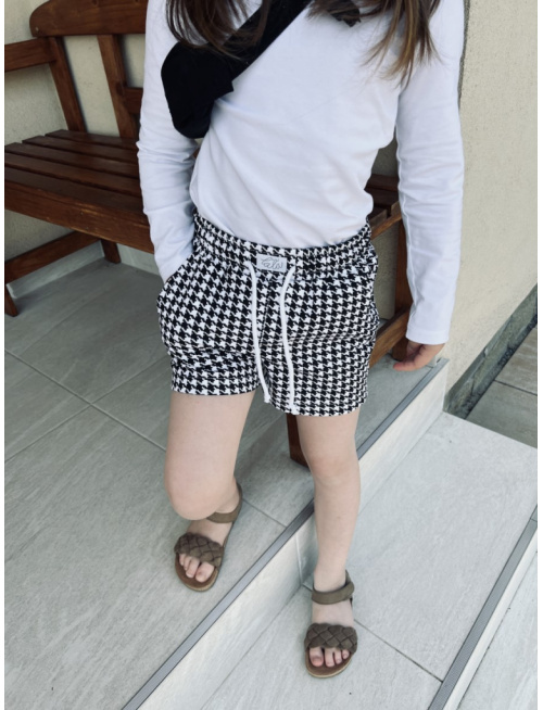 Teplákové kraťasy Mirai - vzorované