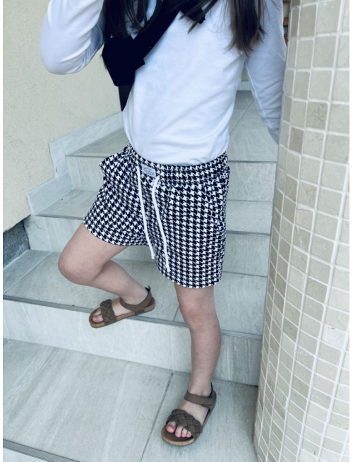 Teplákové kraťasy Mirai - vzorované