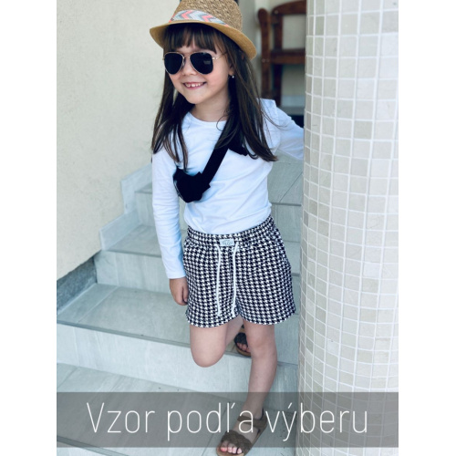 Teplákové kraťasy Mirai - vzorované