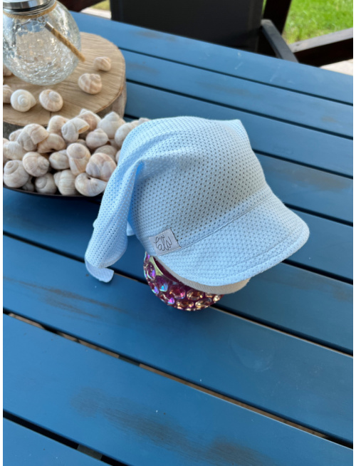 Šatka dierková SUMMER - belasá