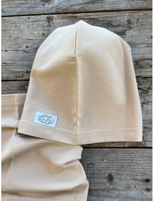 Šmolko čiapka + tunel (jednofarebný set) - nude