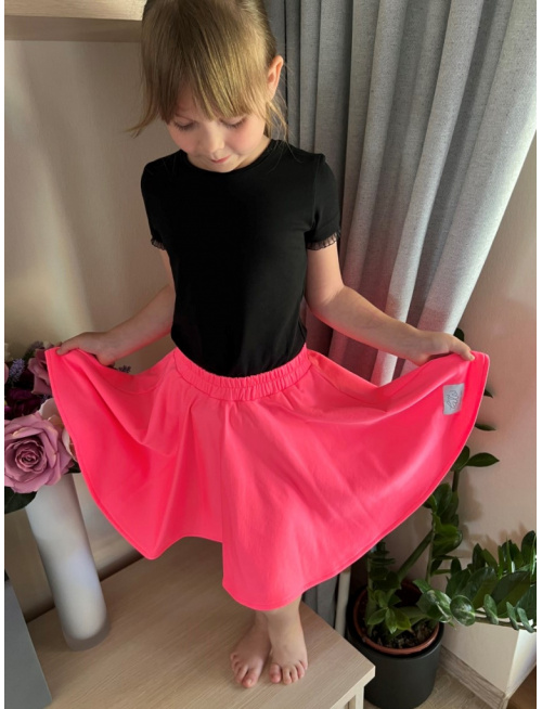 Tepláková kruhová sukňa - jednofarebná