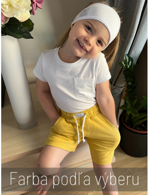 klikni pre zväčšenie Teplákové kraťasy Argus - jednofarebné