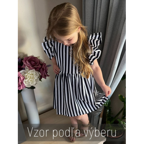 Pásikavé úpletové šaty Valéria