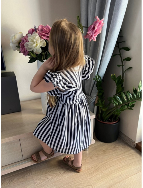 Pásikavé úpletové šaty Valéria