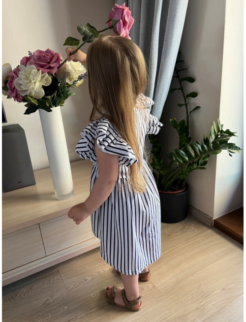 Pásikavé úpletové šaty Valéria