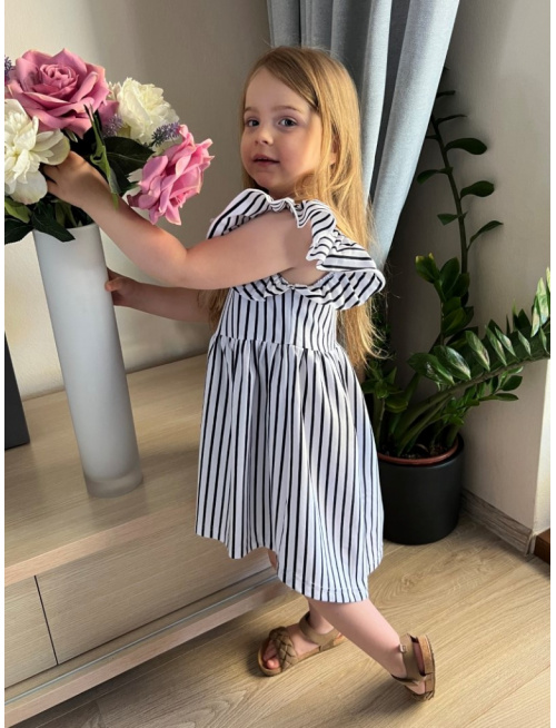 Pásikavé úpletové šaty Valéria