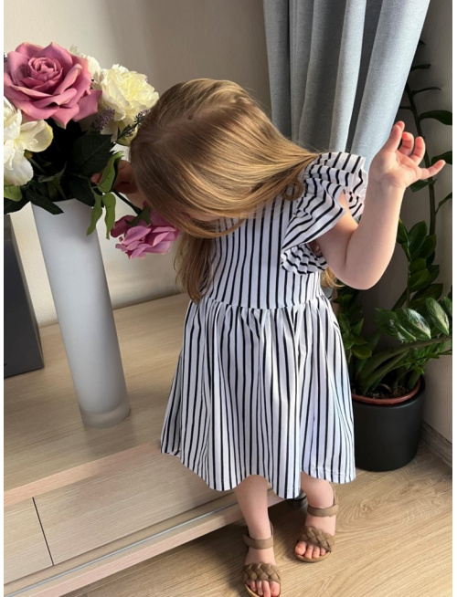 Pásikavé úpletové šaty Valéria