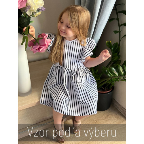 Pásikavé úpletové šaty Valéria