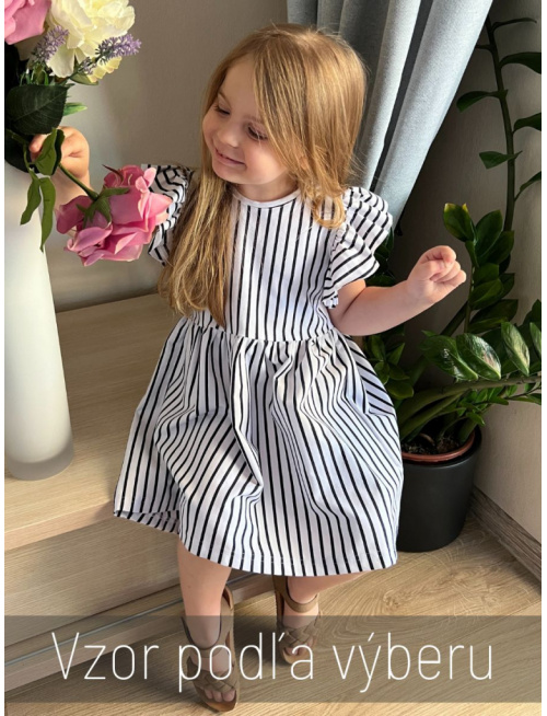 Pásikavé úpletové šaty Valéria