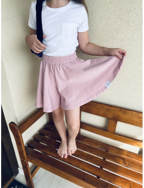 Detské sukňové kraťasy Merilin - jednofarebné