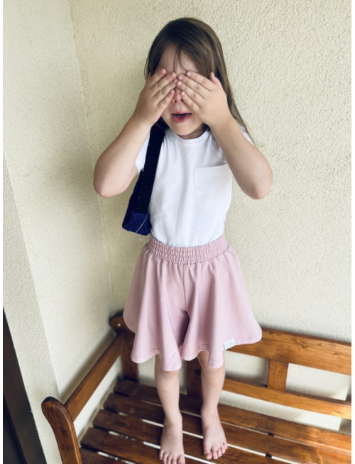 Detské sukňové kraťasy Merilin - jednofarebné