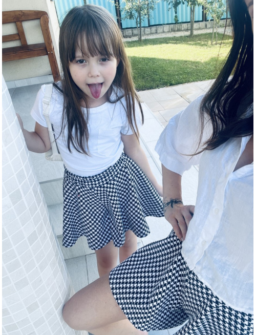 Detské sukňové kraťasy Merilin - vzorované